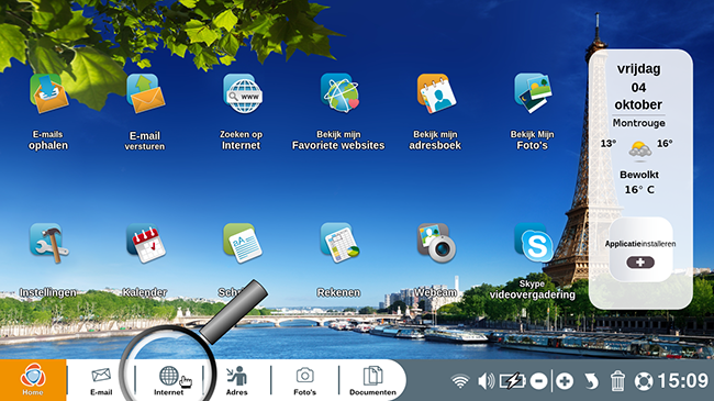 Kllik op "Internet"