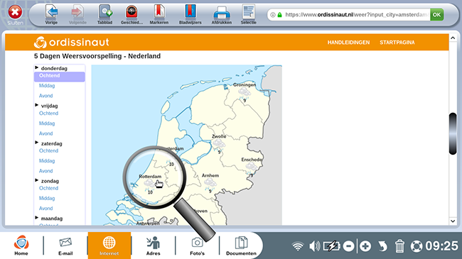 visualisatie van de kaart van Frankrijk