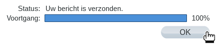 voortgang verzending