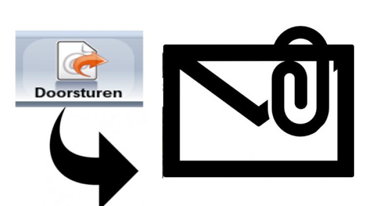 Een e-mail doorsturen