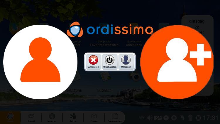 Meerdere gebruikers op dezelfde Ordissimo (gebruikersaccounts)