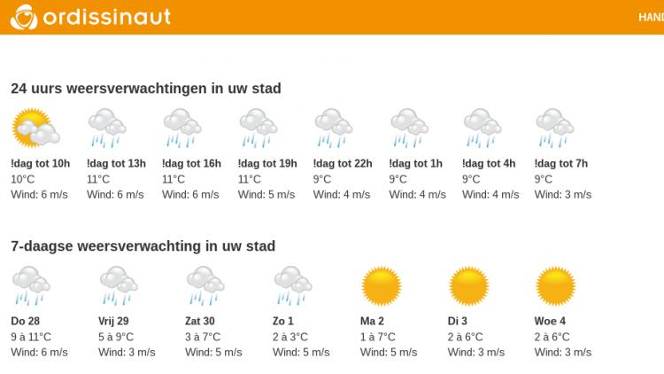 weer ordissinaut.nl